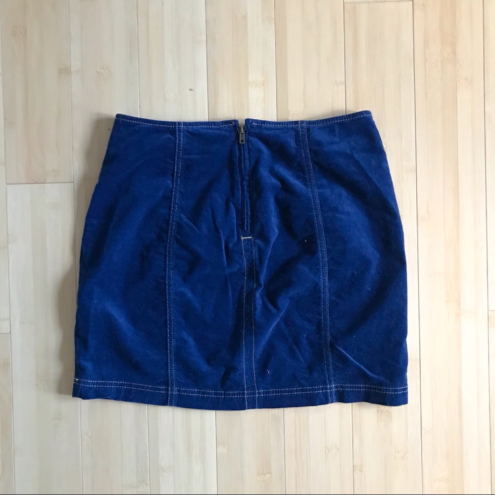 PacSun Velvet A-Line Skirt - Picture 2 of 4
